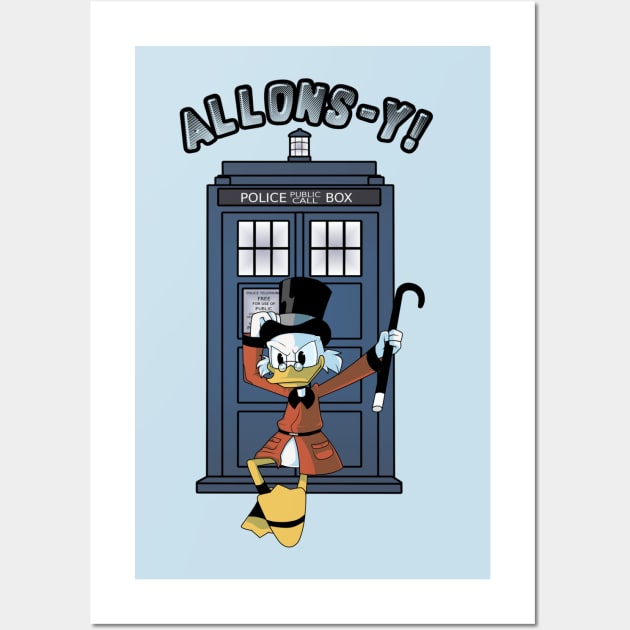 Scrooge Mc Ducktor Wall Art by Thirrin